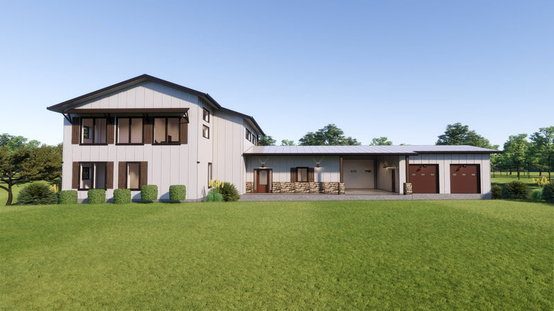 York Creek Barndominium Plan