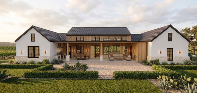 The Bastion | Modern Ranch Plan