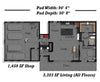 The Apex | Modern Industrial Barndominium Plan with Shop