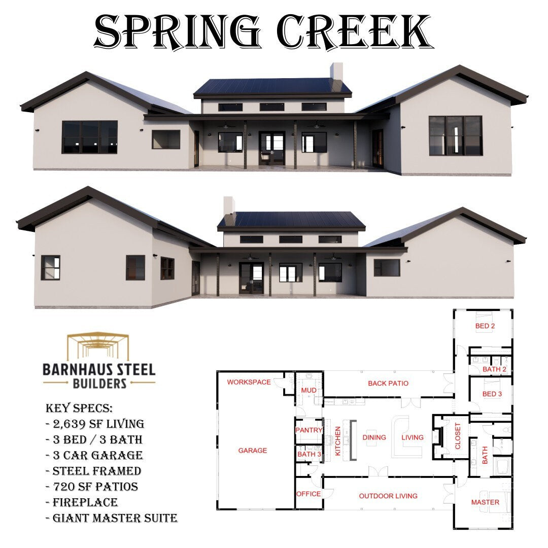 The Spring Creek Modern Farmhouse