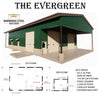 The Evergreen Barndominium Shop with Studio Loft