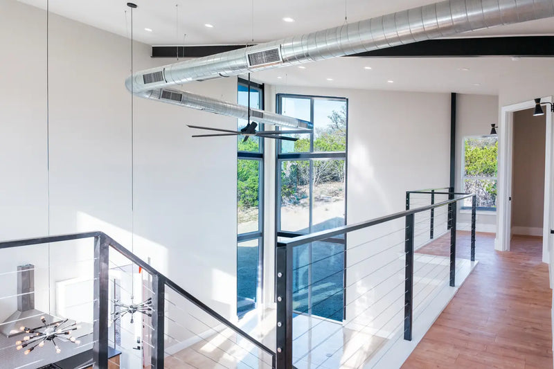 The Villa | Mid-Century Modern Barndominium Plan