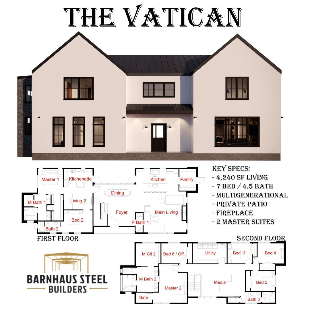 The Vatican: Modern Italian Farmhouse