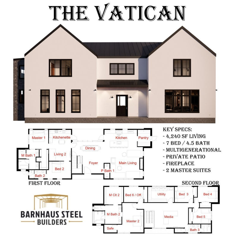 The Vatican: Modern Italian Farmhouse