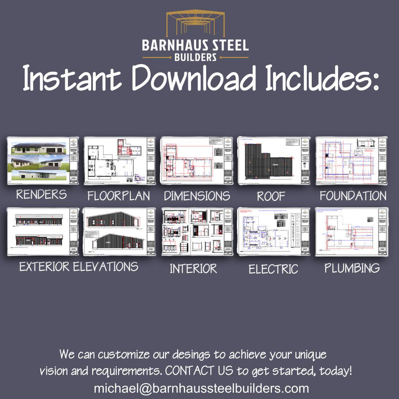 Cloud Gate Barndominium Plan