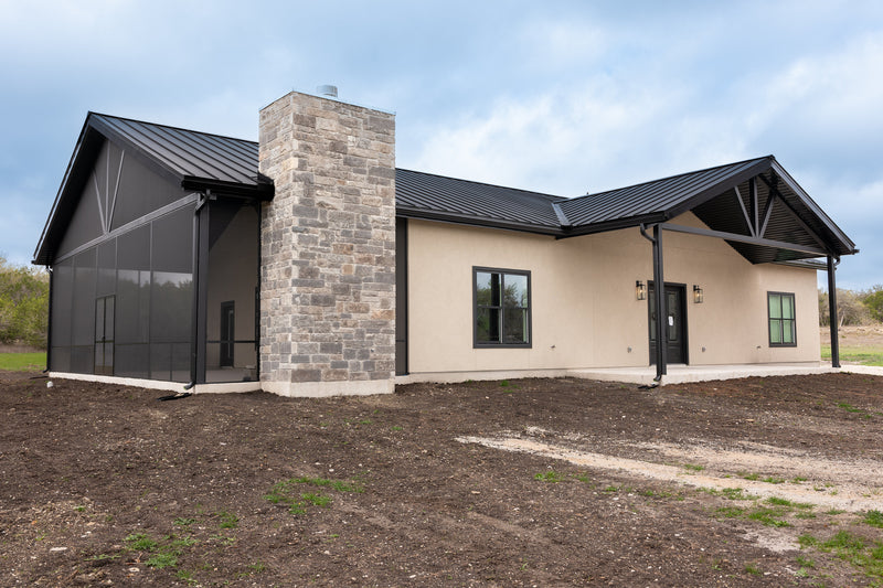 The Whiskey Barndominium: A Modern Steel Framed Farmhouse