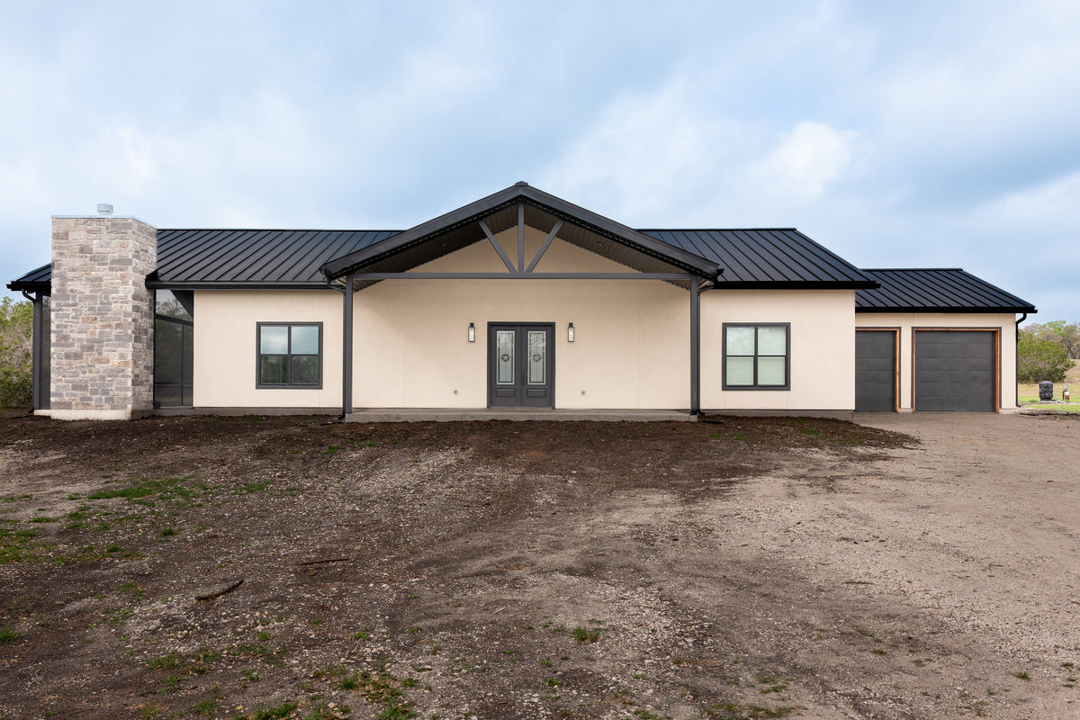 The Whiskey Barndominium: A Modern Steel Framed Farmhouse
