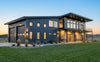 The Apex | Modern Industrial Barndominium Plan with Shop