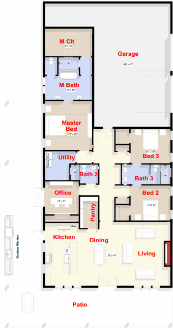 Bloom | Modern Barndominium Plan