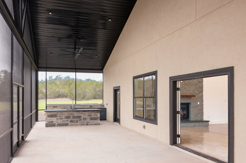 The Whiskey Barndominium: A Modern Steel Framed Farmhouse