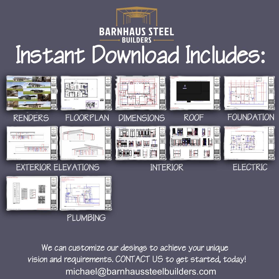 Modern Farmhouse Barndominium Plan
