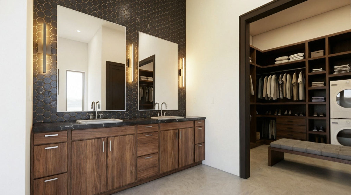 The Apex | Modern Industrial Barndominium Plan with Shop