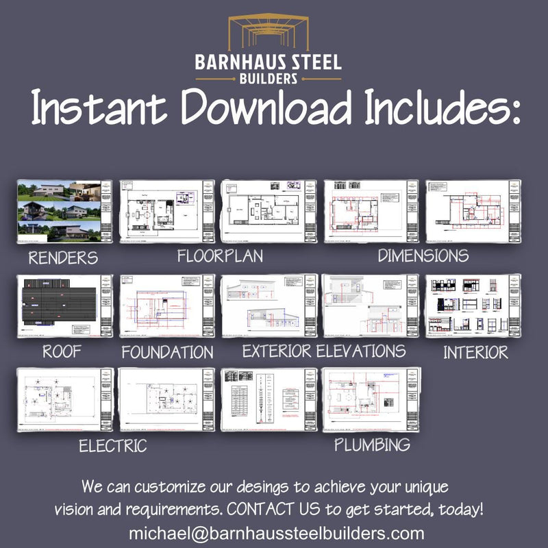 The Rhone River | House Plan – Barnhaus Steel Designs