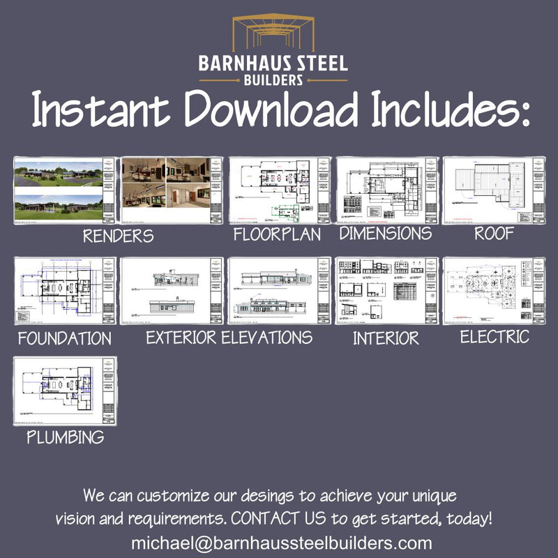 Cove Branch Barndominium Plan