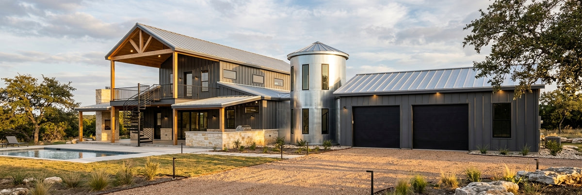 Farm Modern Barndominium Plan