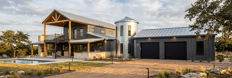 Farm Modern Barndominium Plan