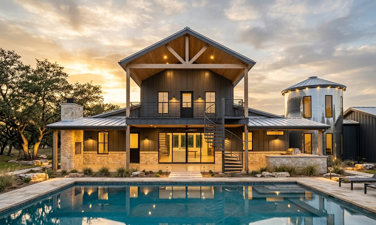 Farm Modern Barndominium Plan