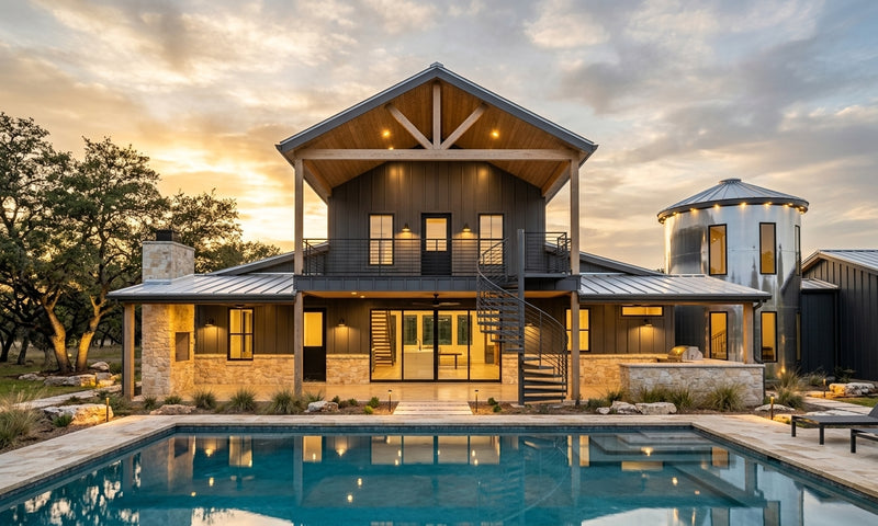 Farm Modern Barndominium Plan