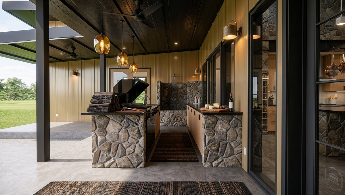 The Generation | Multi-Generational Modern Steel Barndominium Plan