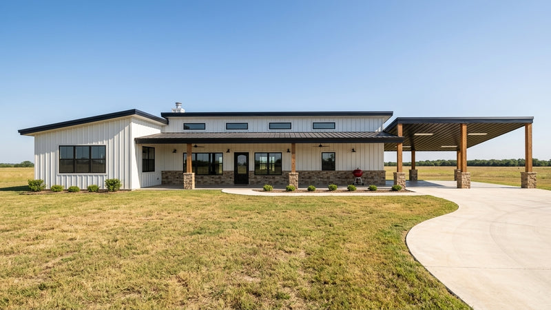 Cove Branch Barndominium Plan
