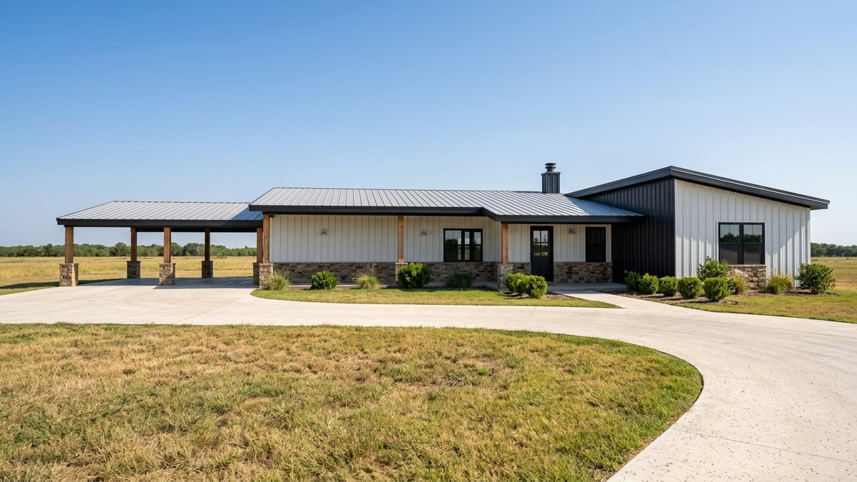 Cove Branch Barndominium Plan