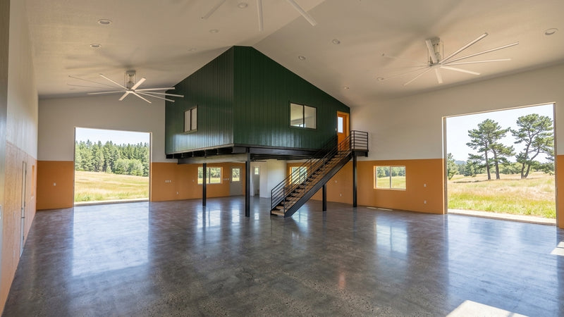 The Evergreen Barndominium Shop with Studio Loft