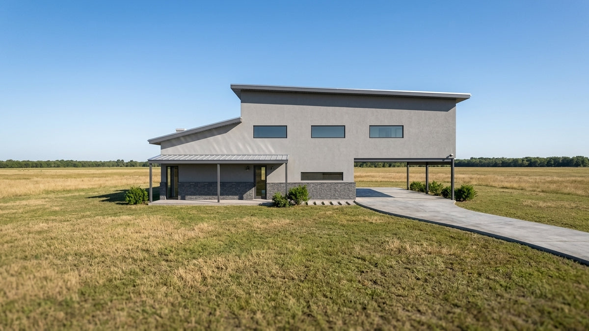 Rhone River House Plan – Barnhaus Steel Designs