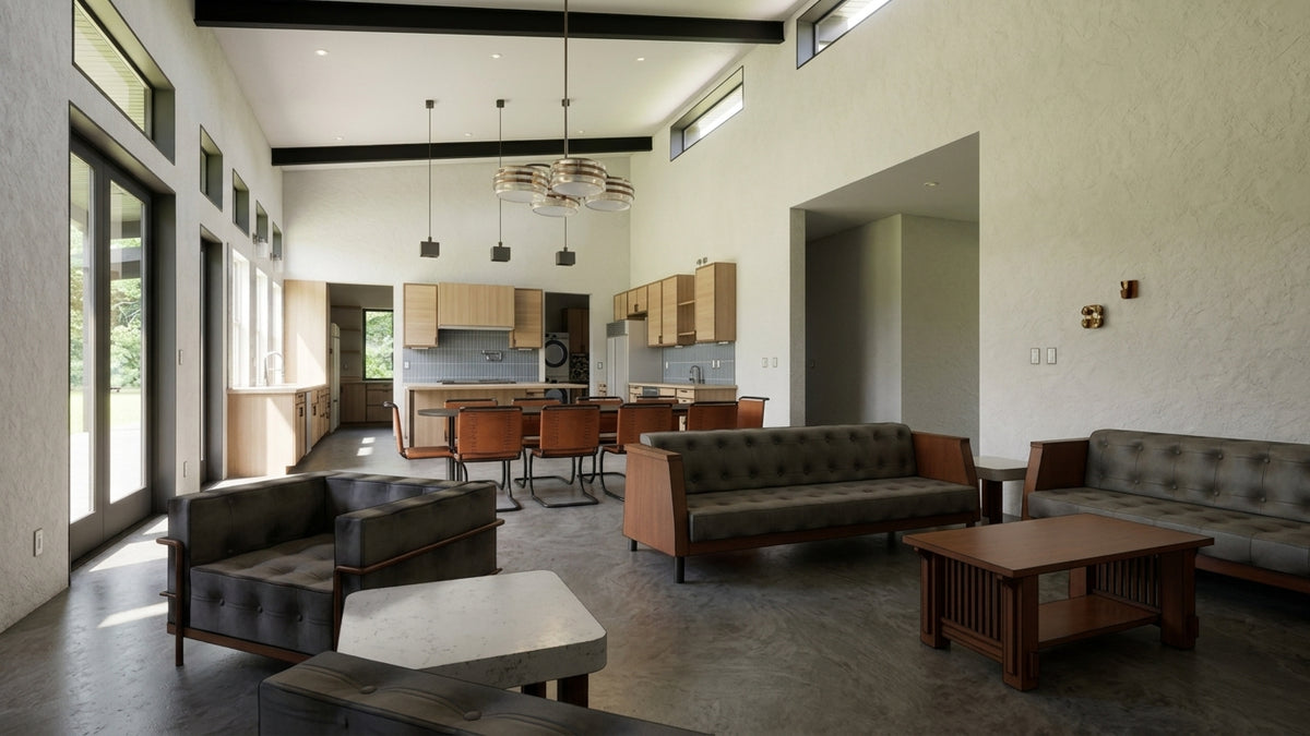 Modern Farmhouse Barndominium Plan