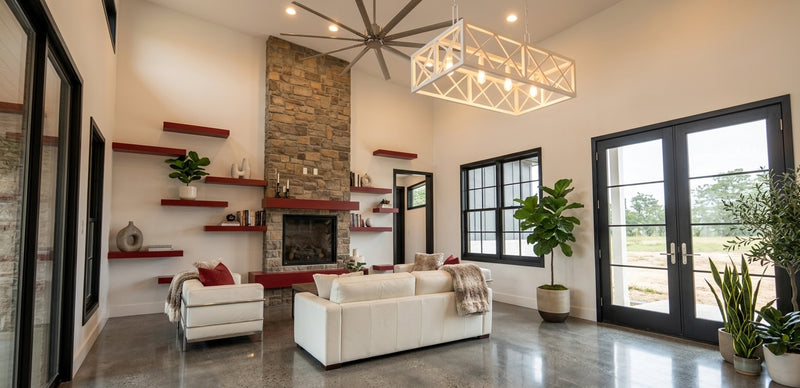 The Ranch View | Modern Desert Steel Barndominium Plan