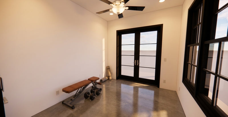 The Ranch View | Modern Desert Steel Barndominium Plan