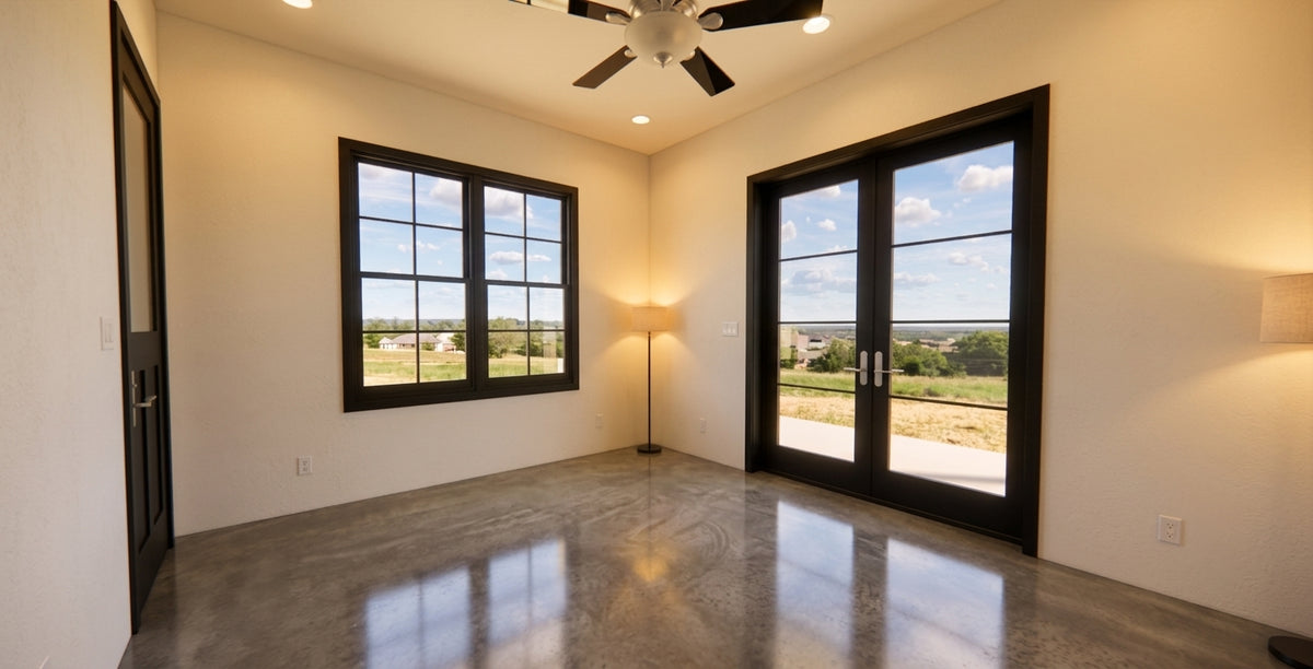 The Ranch View | Modern Desert Steel Barndominium Plan