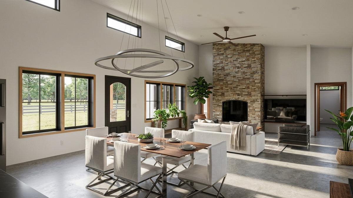 Cove Branch Barndominium Plan