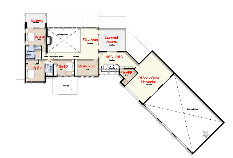 The Titan | Luxury Modern Steel Barndominium Plan with Shop