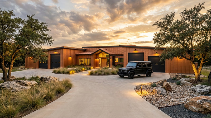 The Generation | Multi-Generational Modern Steel Barndominium Plan