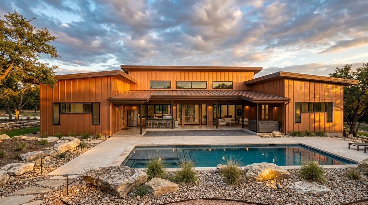 The Generation | Multi-Generational Modern Steel Barndominium Plan