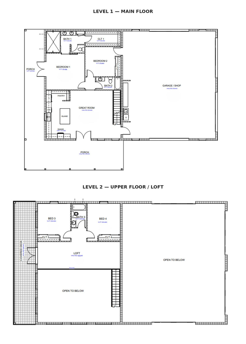 The Industry | Modern Industrial Barndominium Plan with Shop