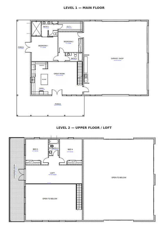 The Industry | Modern Industrial Barndominium Plan with Shop