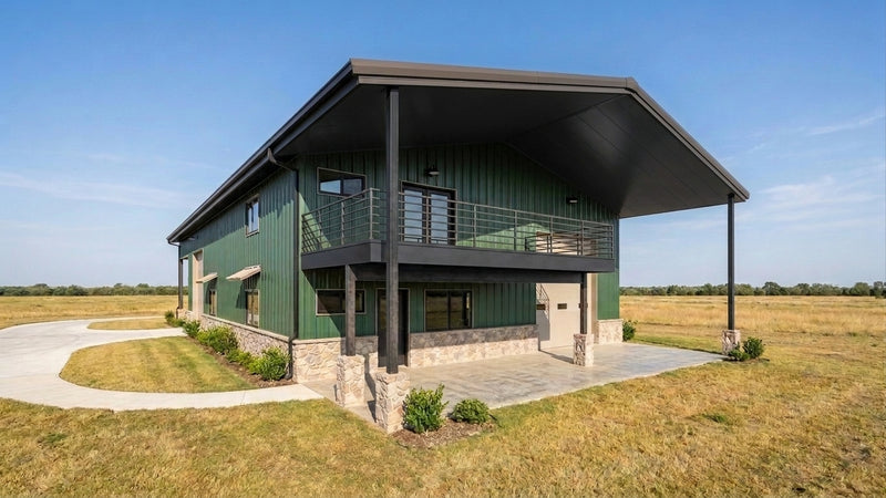 The Evergreen Barndominium Shop with Studio Loft