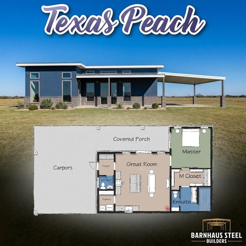 Texas Peach Barndominium