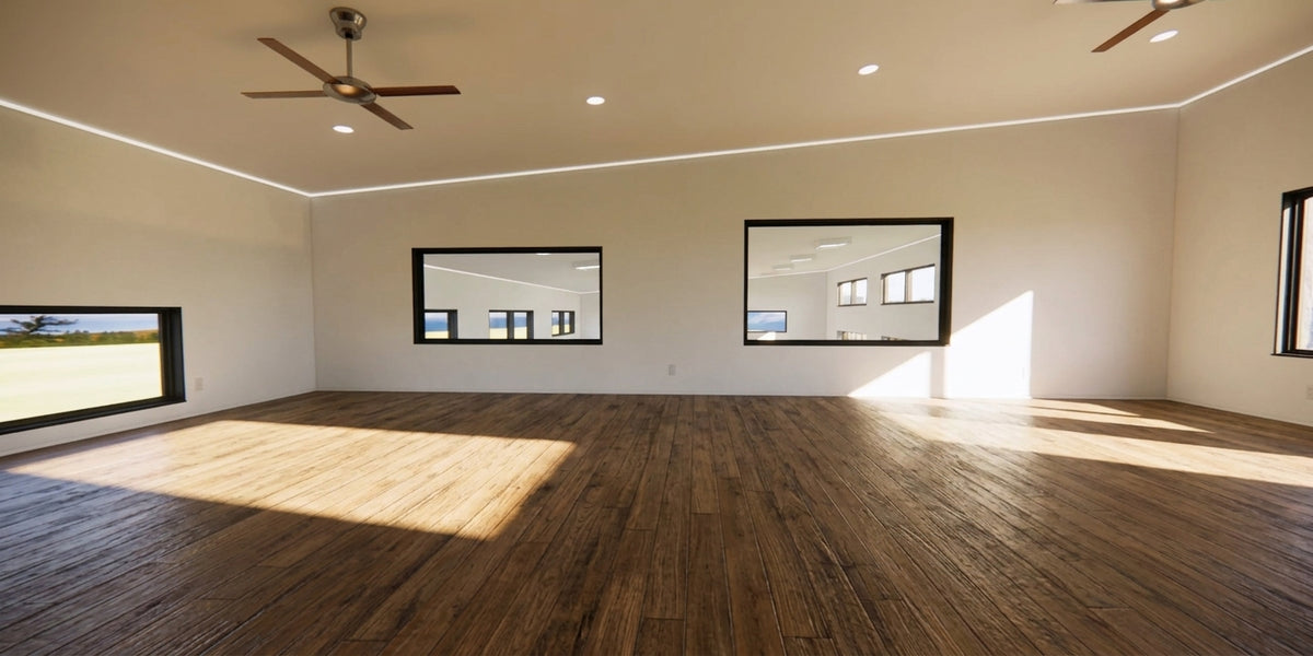 The Titan | Luxury Modern Steel Barndominium Plan with Shop
