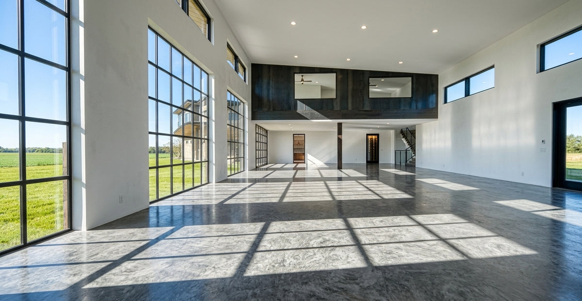 The Titan | Luxury Modern Steel Barndominium Plan with Shop